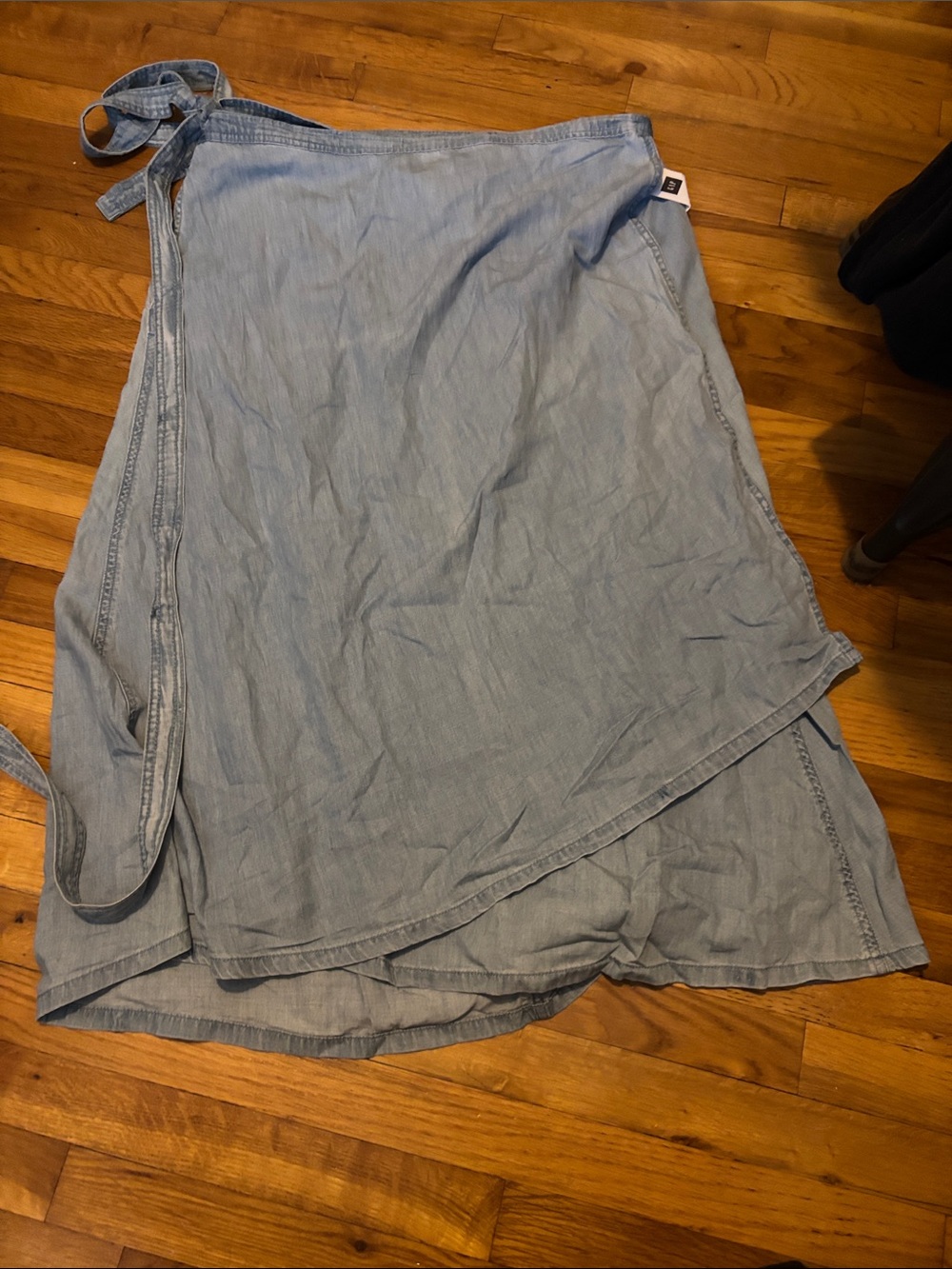 GAP Light Blue Maxi Wrap Skirt